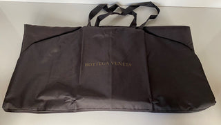 Neu mit Etikett: 12.200 $ Bottega Veneta Damenmantel aus gewebtem Intrecciato-Leder Schokolade 604525 
