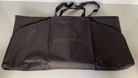 NWT $12200 Bottega Veneta Womens Intrecciato Woven Leather Coat Chocolate 604525