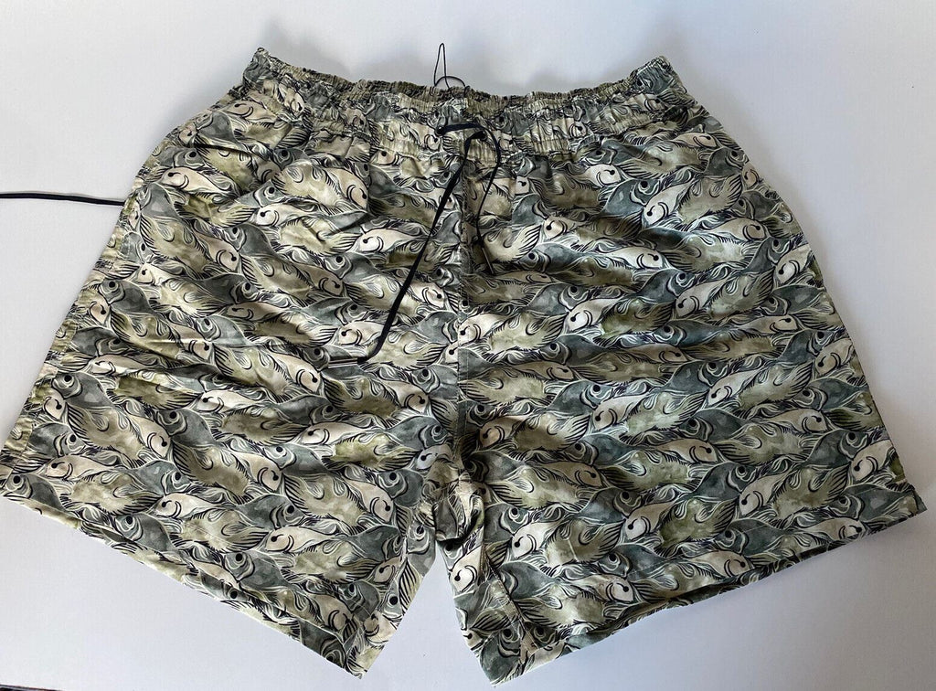 Neu mit Etikett: 550 $ Bottega Veneta Herren-Boxershorts in Fischgrün, Größe L, 560949