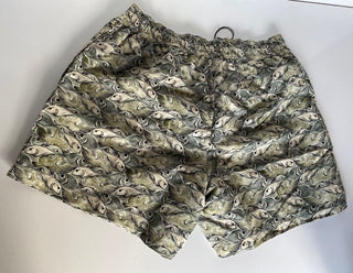 Neu mit Etikett: 550 $ Bottega Veneta Herren-Boxershorts in Fischgrün, Größe L, 560949