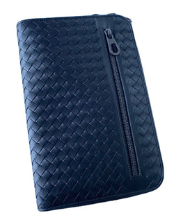 NWT $1470 Bottega Veneta Intrecciato Leather Black Document Case 493190 Italy
