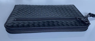 NWT $1470 Bottega Veneta Intrecciato Leather Black Document Case 493190 Italy