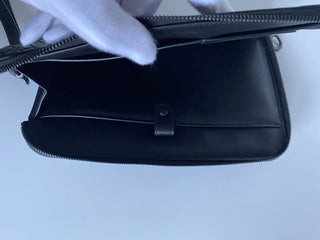 NWT $1470 Bottega Veneta Intrecciato Leather Black Document Case 493190 Italy
