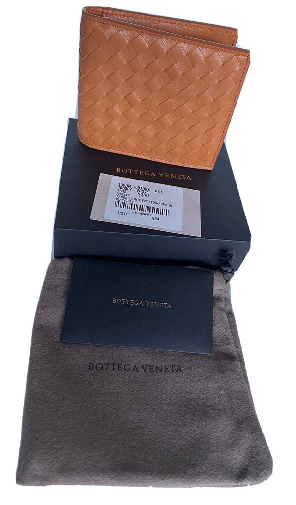 NWT Bottega Veneta Intrecciato Leder Clay Bi-Fold Wallet 196207 Italien 