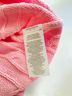 Neu mit Etikett: 110 $ Polo Ralph Lauren Herren-Strickpullover, Rosa, XL/TG 