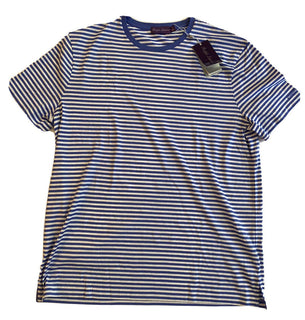 NWT 195 долларов США Ralph Lauren Purple Label Copen Трикотажная футболка в синюю полоску 2XL 
