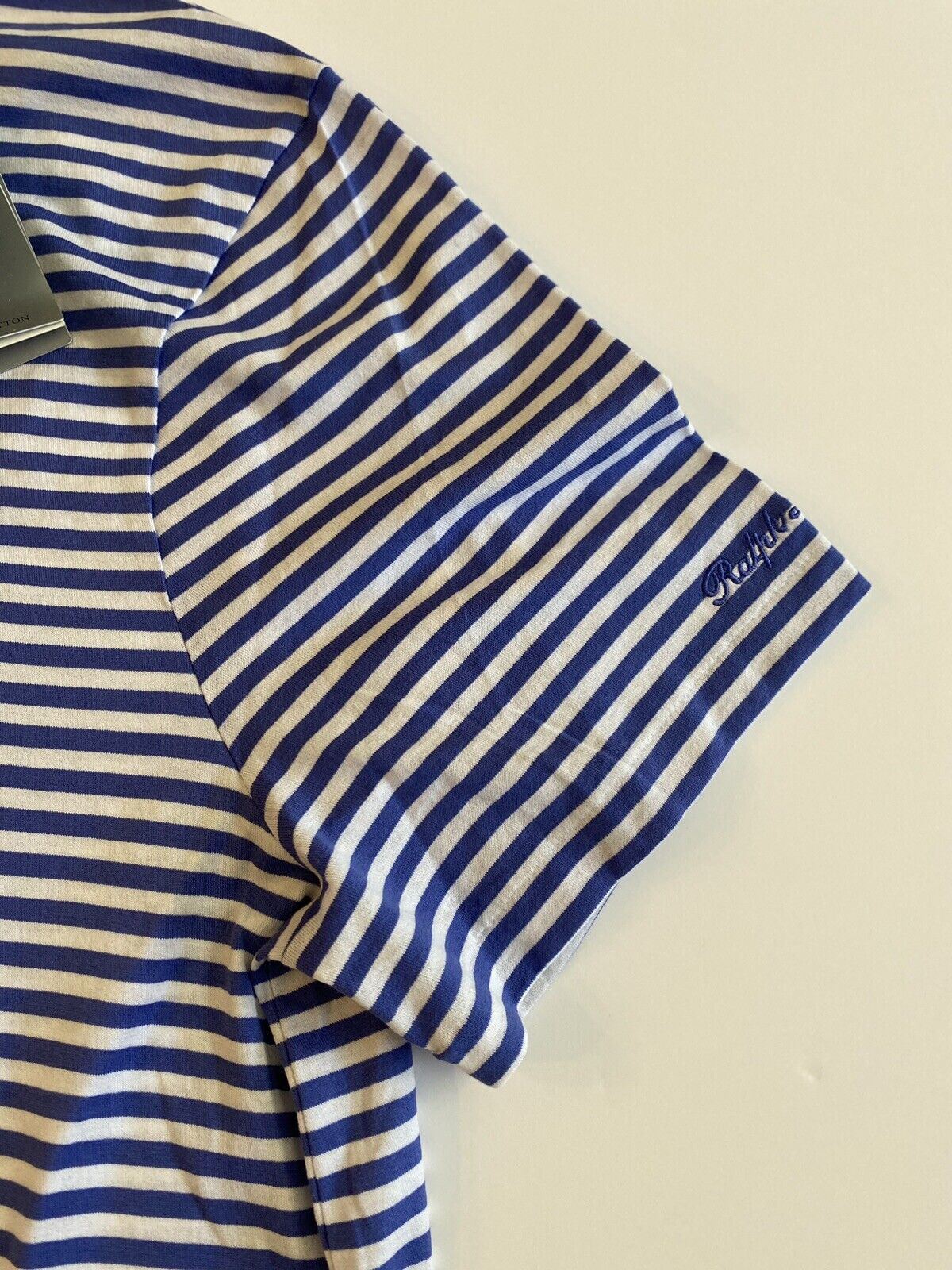 NWT $195 Ralph Lauren Purple Label Copen Blue Striped Jersey T-Shirt 2XL