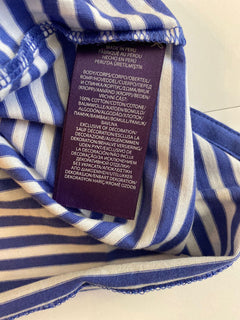 NWT 195 долларов США Ralph Lauren Purple Label Copen Трикотажная футболка в синюю полоску 2XL 