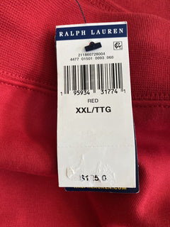 NWT $125 Polo Ralph Lauren Women's Red Casual Pants 2XL