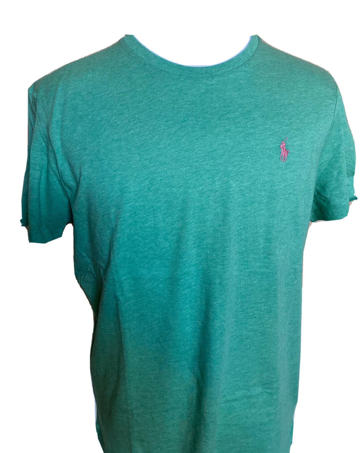 Хлопковая футболка с короткими рукавами NWT Polo Ralph Lauren, зеленая 2XL 