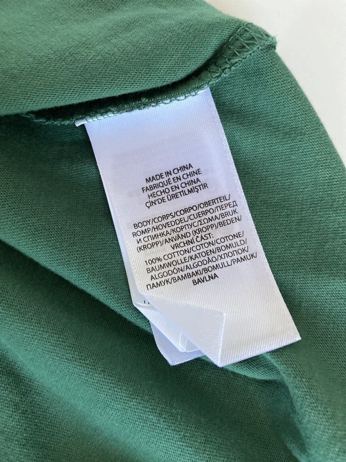 NWT Polo Ralph Lauren Bear T-Shirt Green XL/TG