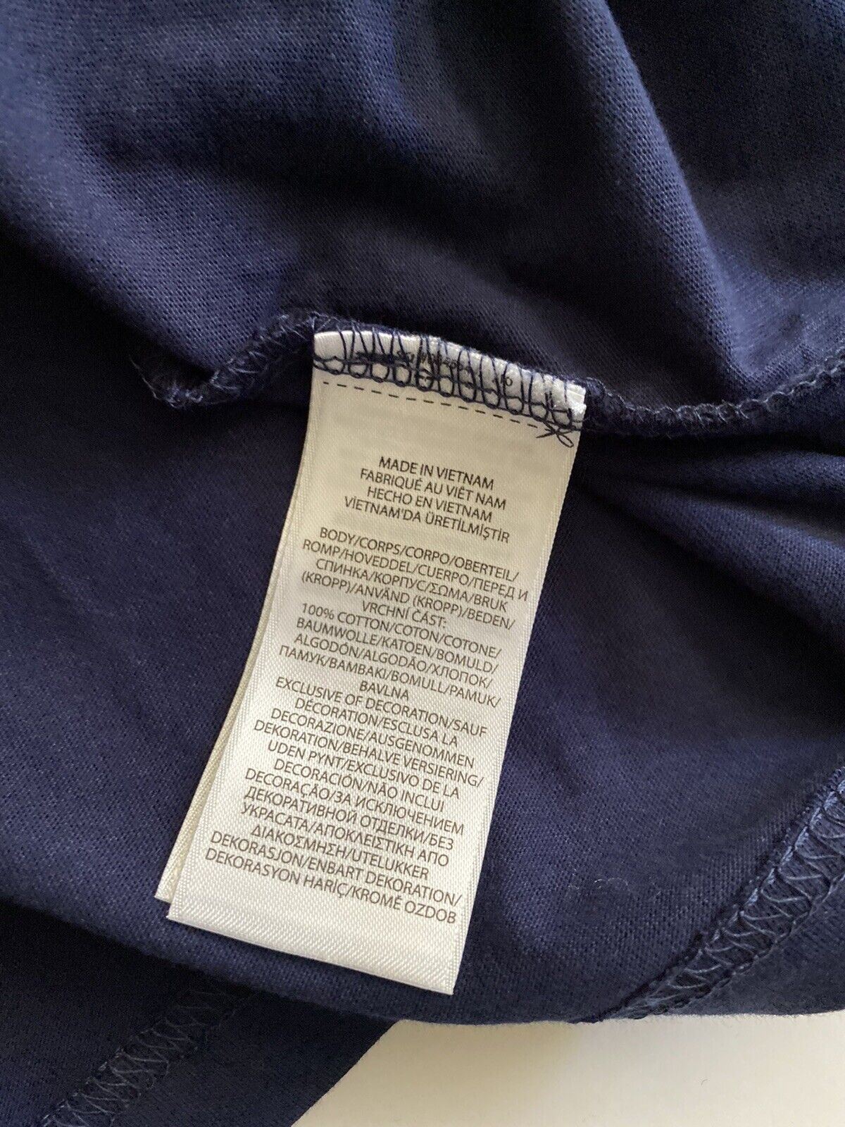 NWT Polo Ralph Lauren Long Sleeve Signature Logo Sweatshirt Hoodie Navy M