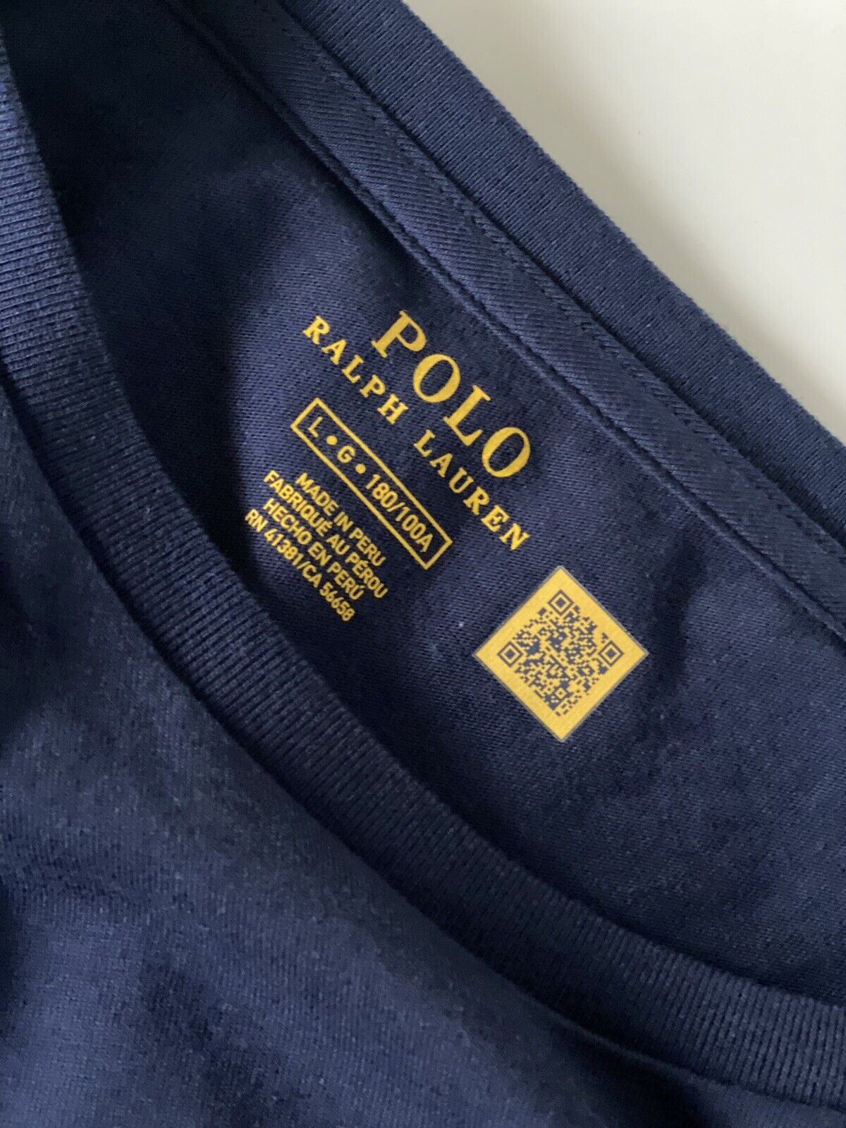 NWT Polo Ralph Lauren NY Футболка с короткими рукавами и логотипом P-Wing, синяя, большая 