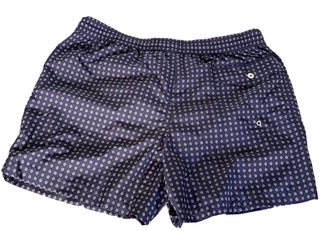 Neu mit Etikett: 395 $ Polo Ralph Lauren Purple Label Herren-Badeshorts in Marineblau, Größe L, Portugal