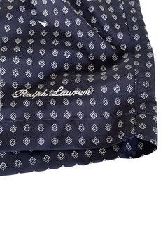 Neu mit Etikett: 395 $ Polo Ralph Lauren Purple Label Herren-Badeshorts in Marineblau, Größe L, Portugal