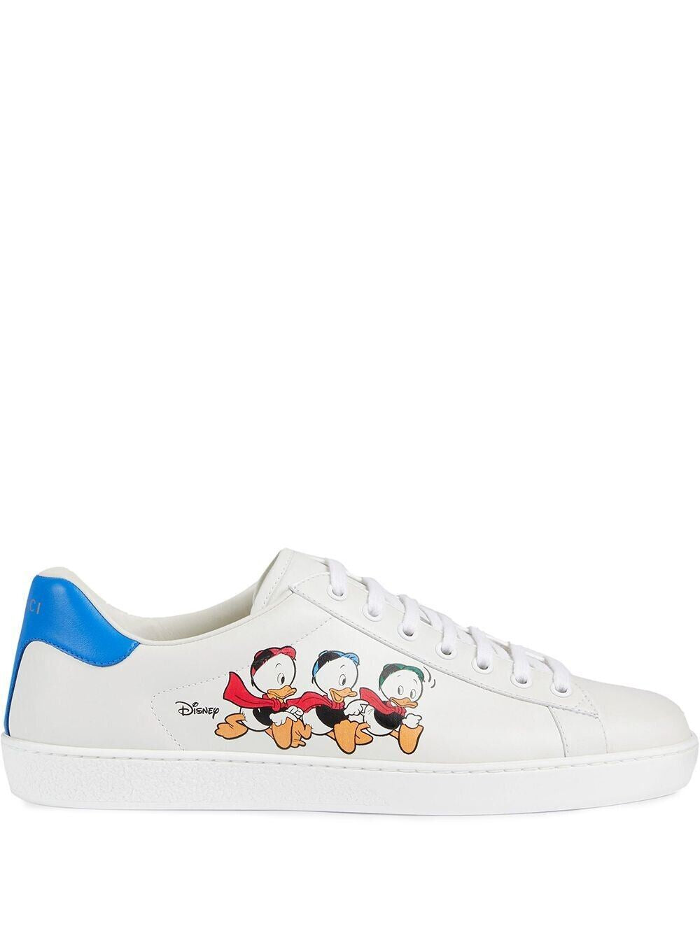 NIB Женские белые кроссовки Gucci Ace Duck Disney 9 США (39 евро) IT 649400 IT 