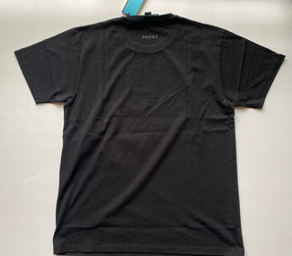 Neu mit Etikett: Gucci Donald Duck Flash Disney Schwarzes Jersey-T-Shirt Small (Übergröße) 548334