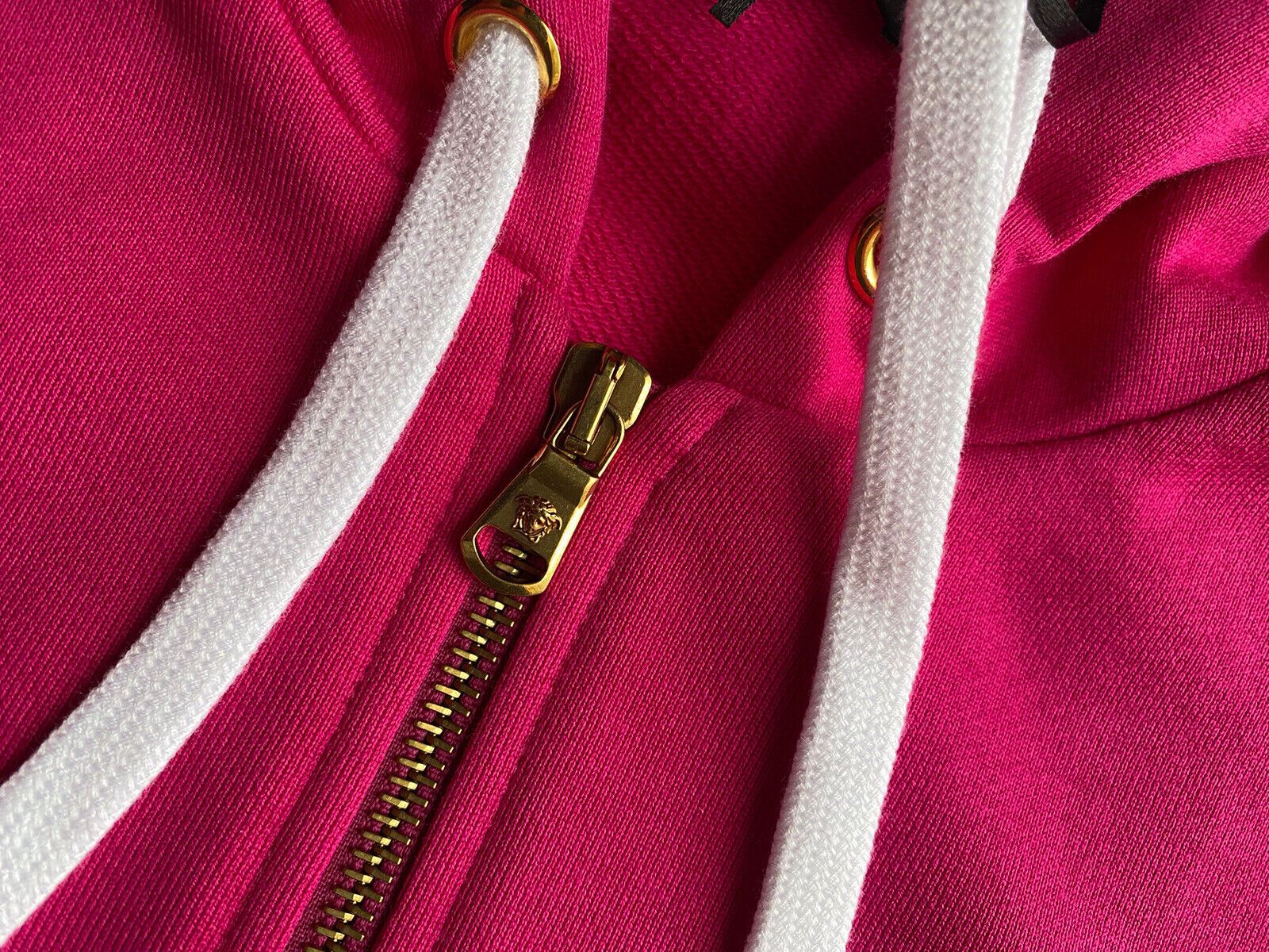 NWT $950 Versace Women's Medusa Hooded Pink Jacket 10 US (44 Euro) A231242 IT