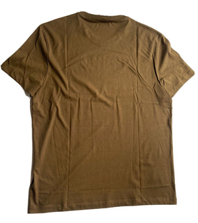 NWT 500 $ Versace Medusa Logo Khaki Jersey T-Shirt 5XL (passt 4XL) A230901 Italien