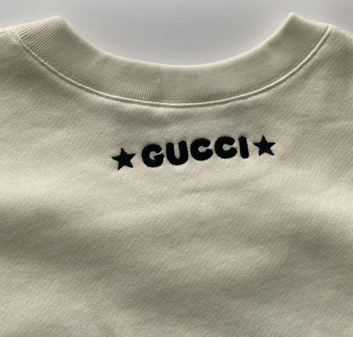 NWT Gucci Donald Duck Flash Disney Sweatshirt White Size Medium 617964 Italy