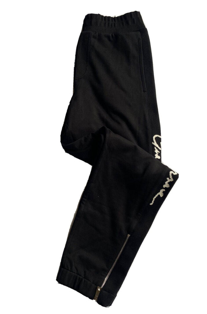 Neu mit Etikett: 850 $ Versace Herren-Hose Mitchel Fit in Schwarz, Größe S, hergestellt in Italien A86887 