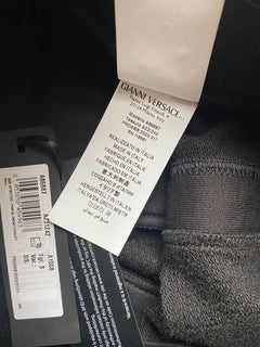 Neu mit Etikett: 850 $ Versace Herren-Hose Mitchel Fit in Schwarz, Größe S, hergestellt in Italien A86887 