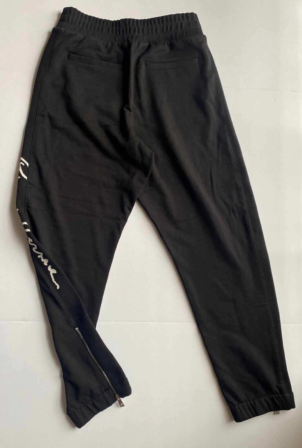 NWT $850 Versace Men's Black Mitchel Fit Pants Size Small Made in Italy A86887