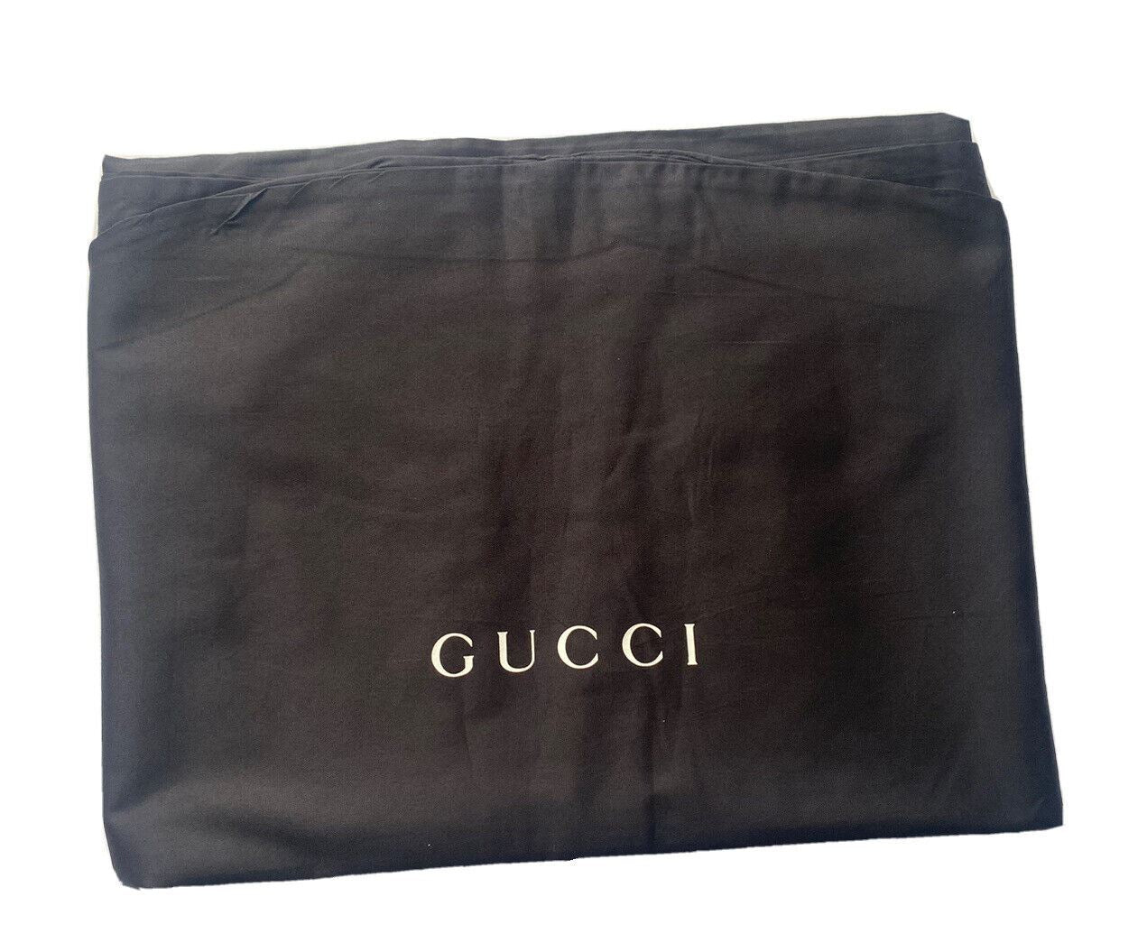 Новая хлопковая сумка для одежды Gucci, пальто/комбинезон/платье, черная, 54,5 дюйма Д x 33,5 дюйма Ш 