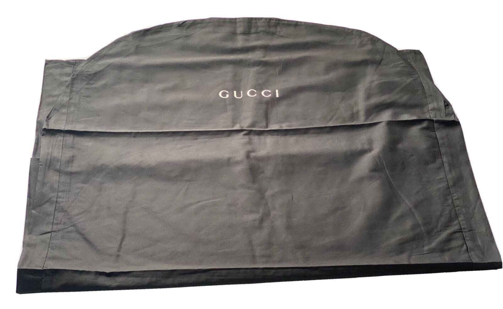 Новая хлопковая сумка для одежды Gucci, пальто/комбинезон/платье, черная, 54,5 дюйма Д x 33,5 дюйма Ш 