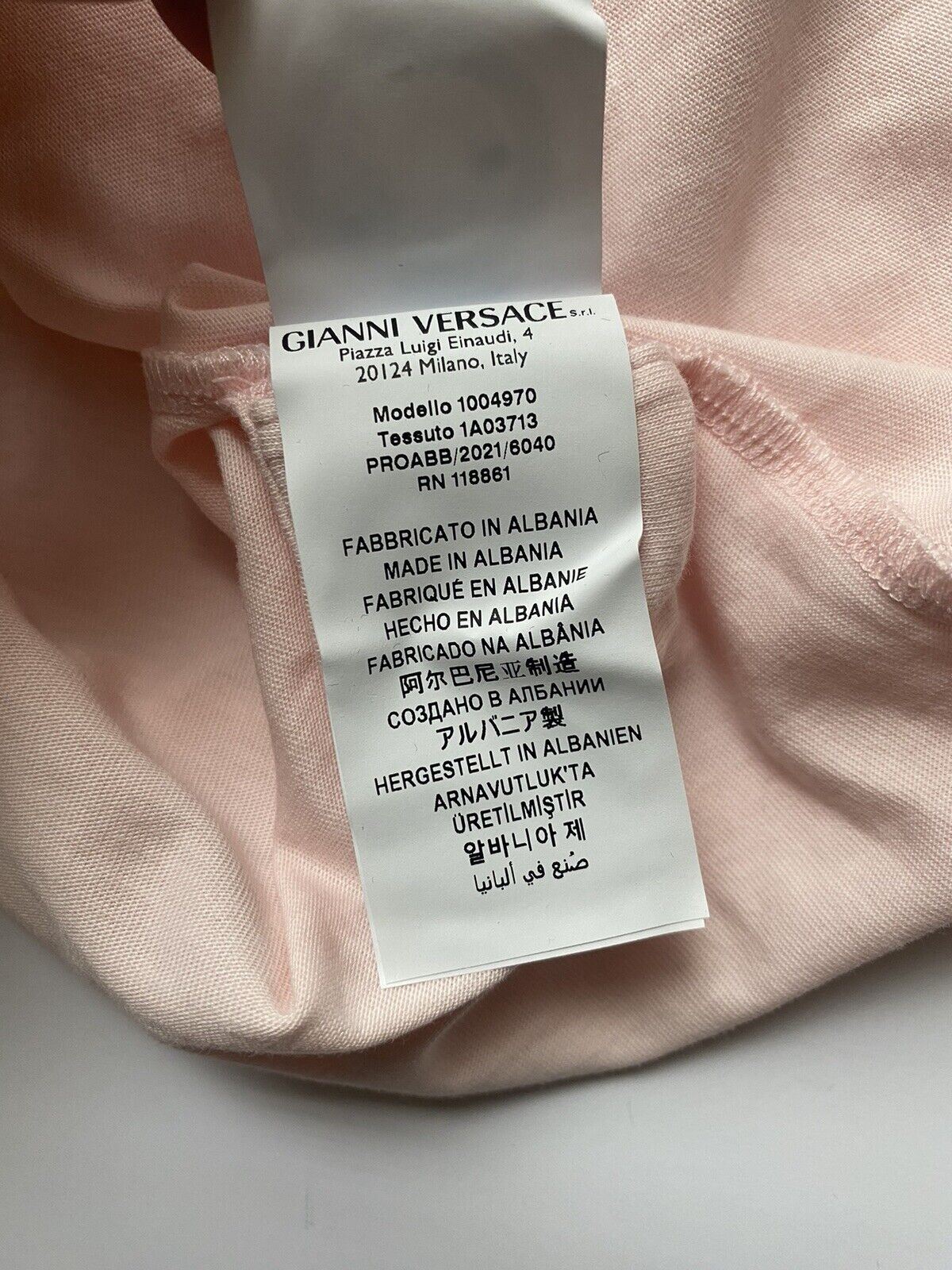 Женская трикотажная футболка с вышивкой логотипа NWT Versace Rose 10 США (44 евро) 1004970