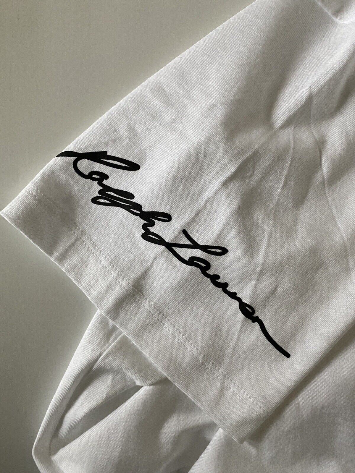 Neu mit Etikett: 65 $ Polo Ralph Lauren Kurzarm-Logo-T-Shirt Weiß Large 