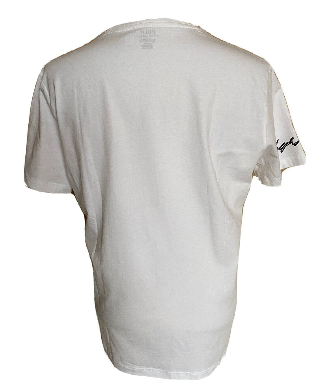 NWT $65 Polo Ralph Lauren Short Sleeve Logo T-shirt White Large