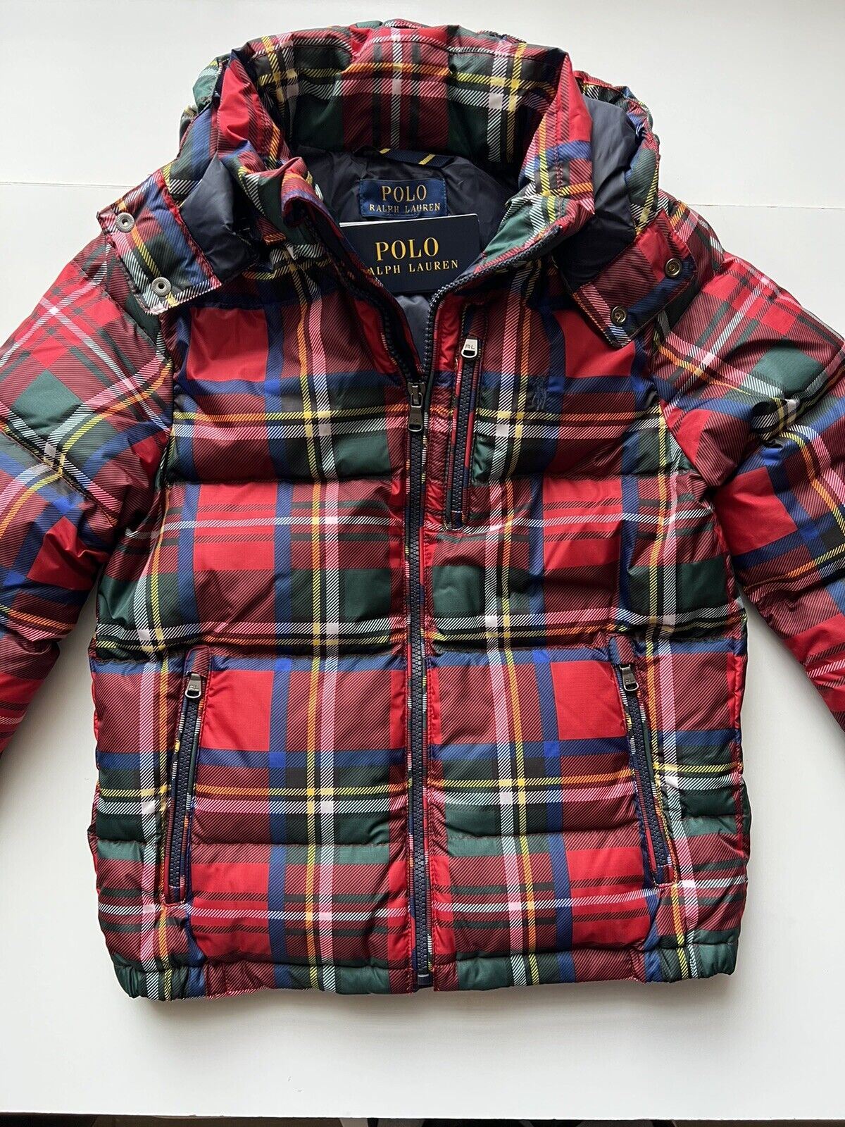 Куртка Polo Ralph Lauren для мальчиков с худи красного цвета S (8 лет) для мальчика (8 лет) за 185 долл. США (NWT) 