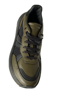 NIB $ 790 Bottega Veneta Herren Speedster Leder &amp; Mesh Sneakers 11 US 565646 3362