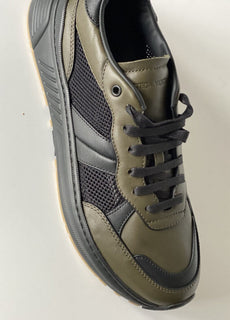 NIB $ 790 Bottega Veneta Herren Speedster Leder &amp; Mesh Sneakers 11 US 565646 3362