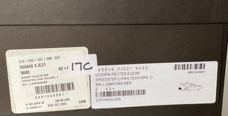 NIB $ 790 Bottega Veneta Herren-Sneaker aus Leder und Mesh Weiß/Schwarz 9,5 US 565646
