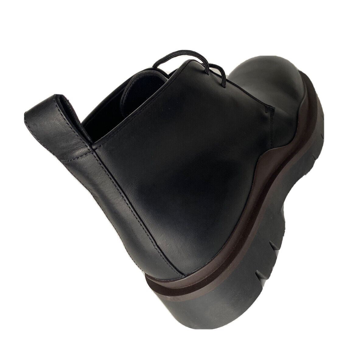 NIB $1250 Bottega Veneta Military Calf Leather Black Ankle Boots 9 US 667074 IT