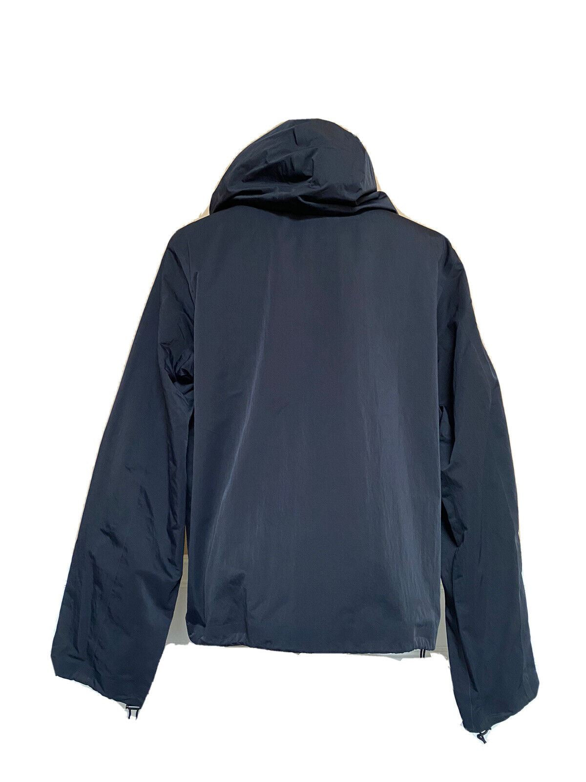NWT $1850 Bottega Veneta Men's Blouson Tech Nylon Black Jacket with Hoodie 40 US