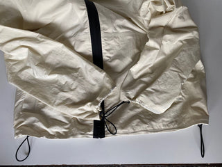 Neu mit Etikett: 1.850 $ Bottega Veneta Herren-Blouson-Tech-Nylon-Kreidejacke mit Kapuze 42 US