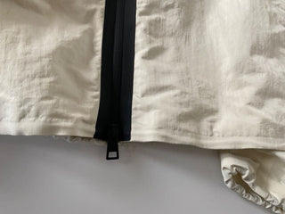 Neu mit Etikett: 1.850 $ Bottega Veneta Herren-Blouson-Tech-Nylon-Kreidejacke mit Kapuze 42 US