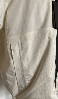 Neu mit Etikett: 1.850 $ Bottega Veneta Herren-Blouson-Tech-Nylon-Kreidejacke mit Kapuze 42 US