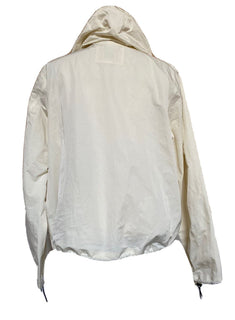 Neu mit Etikett: 1.850 $ Bottega Veneta Herren-Blouson-Tech-Nylon-Kreidejacke mit Kapuze 42 US
