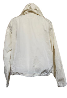 Neu mit Etikett: 1.850 $ Bottega Veneta Herren-Blouson-Tech-Nylon-Kreidejacke mit Kapuze 42 US