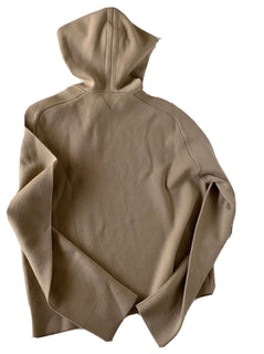 NWT $1750 Bottega Veneta Women's Hoodie Wool Sweater Beige Small 647529 Italy