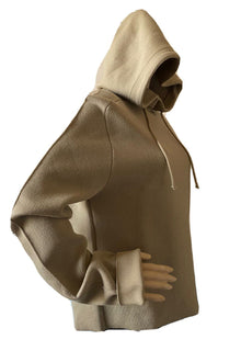NWT $1750 Bottega Veneta Women's Hoodie Wool Sweater Beige Small 647529 Italy
