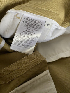 Neu mit Etikett: 1100 $ Bottega Veneta Damenhose aus schwerem Baumwolltwill 2 US (38 Euro) 686055