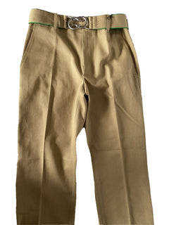 Neu mit Etikett: 1100 $ Bottega Veneta Damenhose aus schwerem Baumwolltwill 2 US (38 Euro) 686055