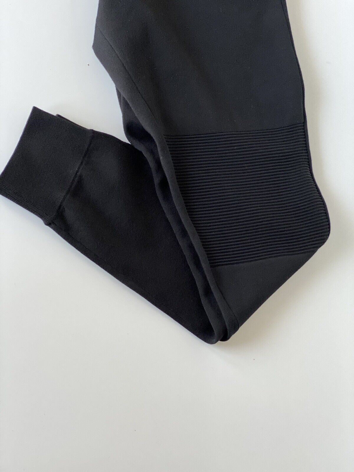 Neu mit Etikett: 1950 $ Bottega Veneta Casual Double Face Wollhose Schwarz Large Italien 626912 