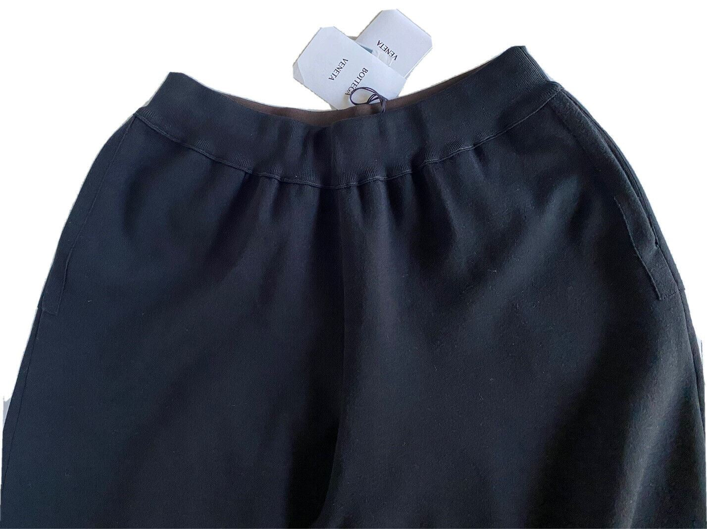 Neu mit Etikett: 1950 $ Bottega Veneta Casual Double Face Wollhose Schwarz Large Italien 626912 