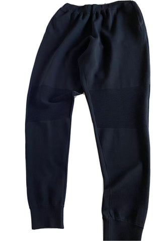 Neu mit Etikett: 1950 $ Bottega Veneta Casual Double Face Wollhose Schwarz Large Italien 626912 